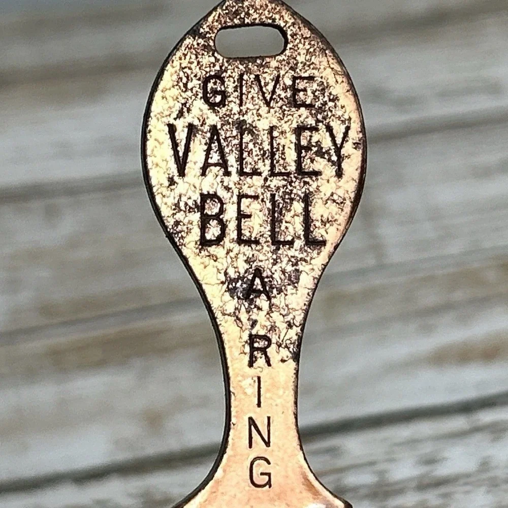 Vintage Copper Bell Give Valley Bell A Ring Quality Check Desk Bell Collectible